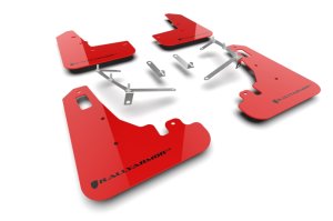 Subaru BRZ Mud Flap - Rally Armor - UR Red Flap/Blk Logo - Red - `22-`25